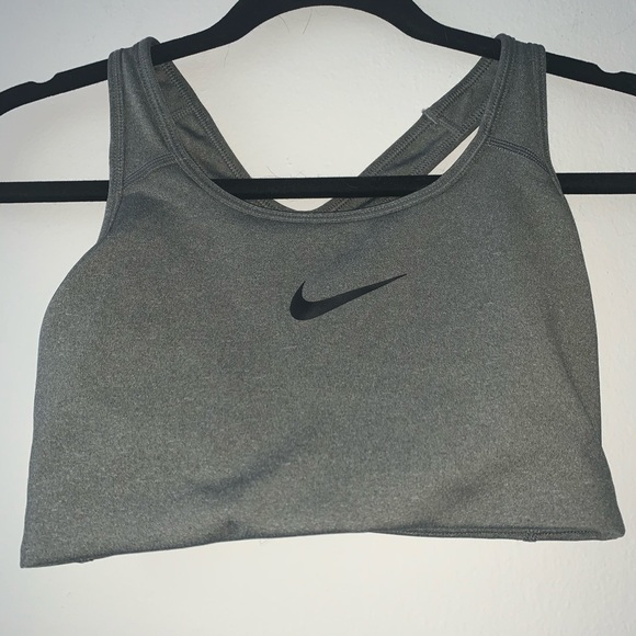 Nike dri fit sports bra grey size small - Picture 2 of 4